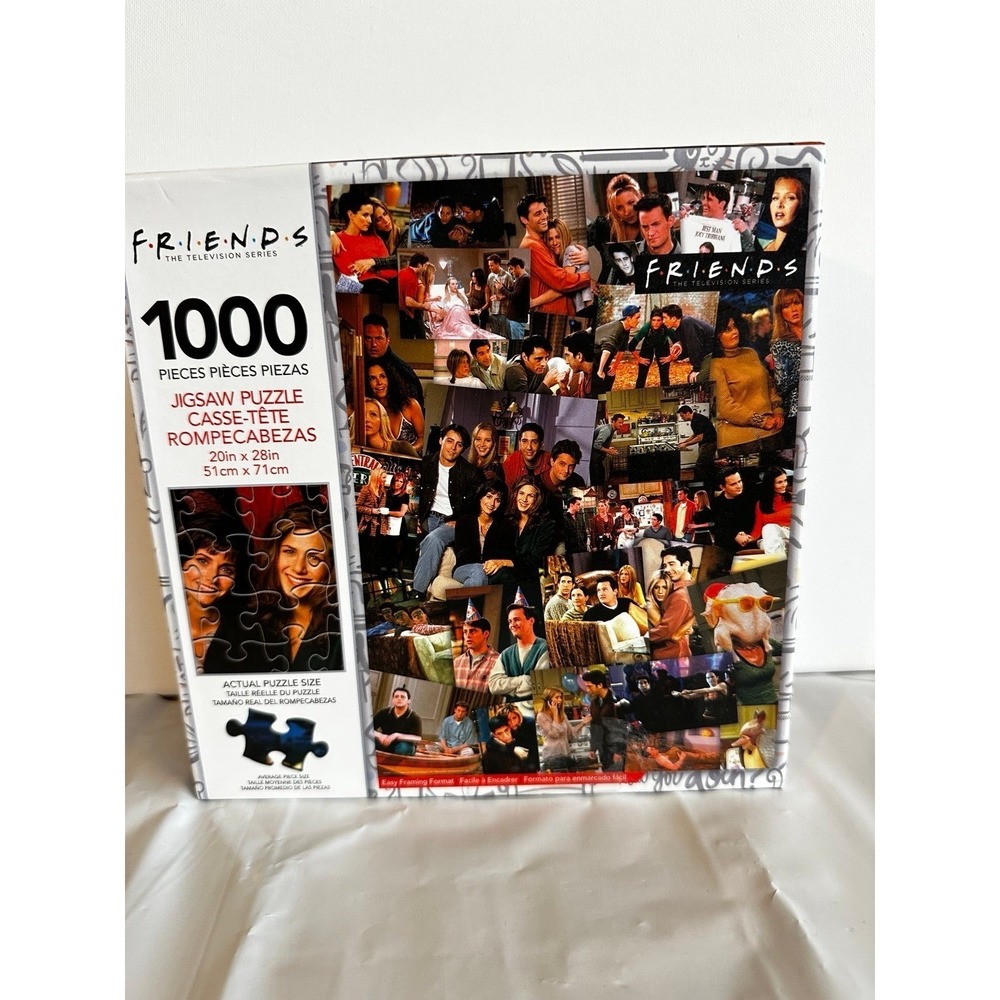 Friends 1000 piece jigsaw puzzle sealed by Aquarius